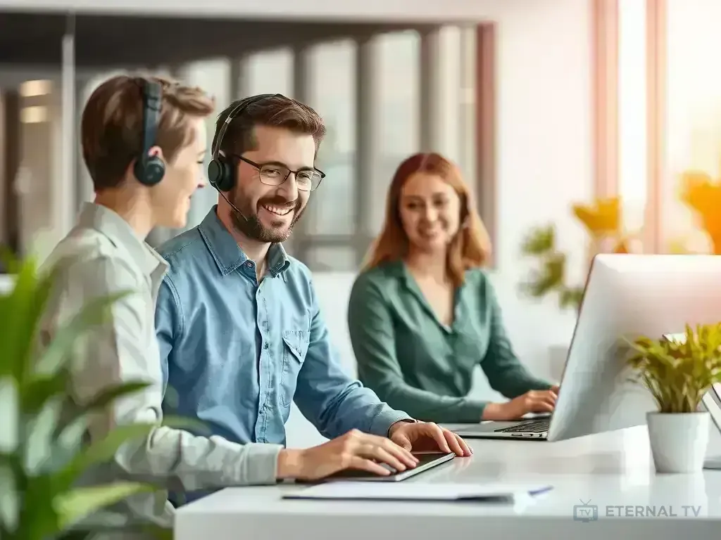 Customer support helping with payment issues